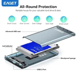 EAGET E16 2.5 Inch External Hard Drive Enclosure (USB-C to USB-A) - image 2