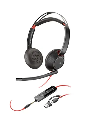 Poly Blackwire C5220 Wired Stereo Headset