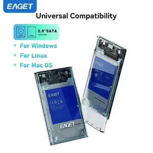 EAGET E16 2.5 Inch External Hard Drive Enclosure (USB-C to USB-A)